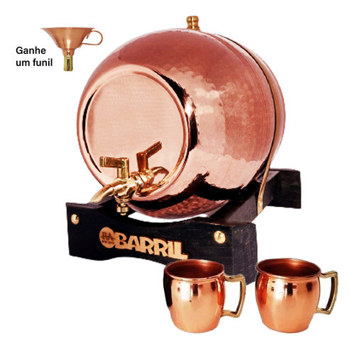 Barril De Cachaça 5 Litros Original 0