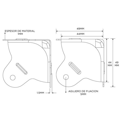 Kit Para Rack Y Anvil Adam Hall Ahkit5 Herrajes De Embutir 1