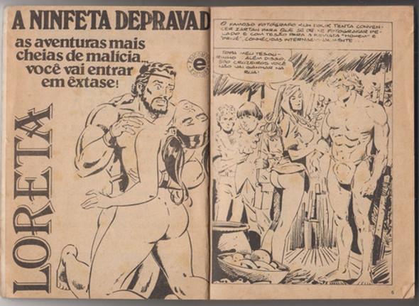 1973 Comic Erotico Brasil Zartan Xana Borradeira Historieta 1