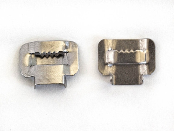 Hebilla Acero Inox 3/8' 9,5x0,5mm X 100u - Bauza Group 0