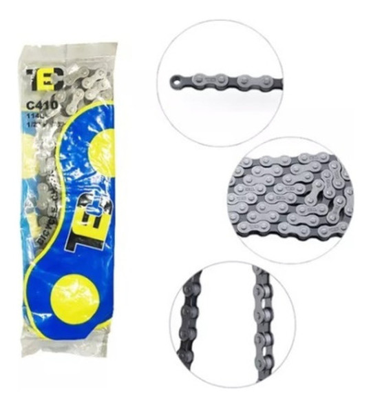 Cadena Tec C410 108 Links 1v - Storero Bikes 1