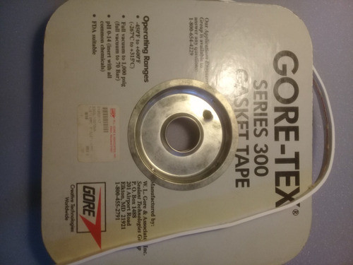 Empaquetadura De Teflon Original Gore 3/8  X 1/8' X 3m 1