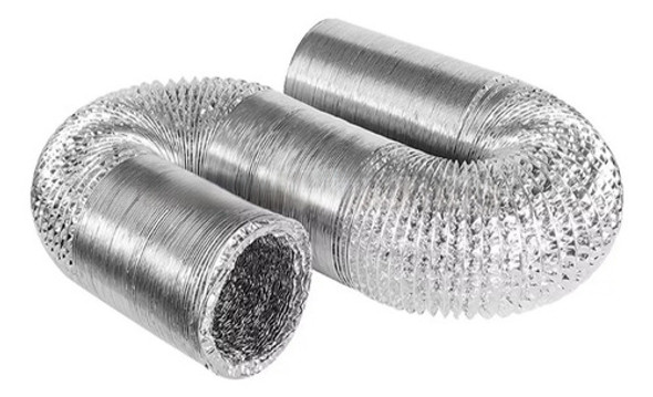 Caño Ducto Corrugado Extracción Aluminio 150mm X Mt 0