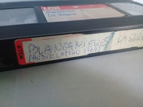 Blancanieves Y Los 7 Enanos ( Redoblaje 1964 ) - Vhs Grabado 0