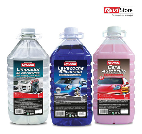 Lavacoche Azul Cera Autobrillo Quita Insectos 1