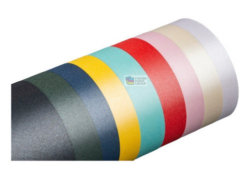 50 Folhas Papel Color Plus Metalizado 180g A4 Preto Oxford 0