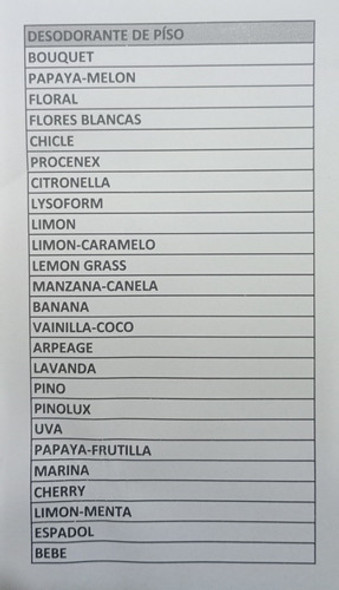 Estractos Desodorante De Piso 1