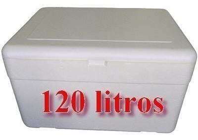 2 Caixa Térmica D Isopor Capacidade 120 Litros C/dreno 0