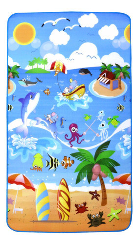 Tapete Tatame Infantil Atividades Engatinhar 1.80 X 1.00m 1