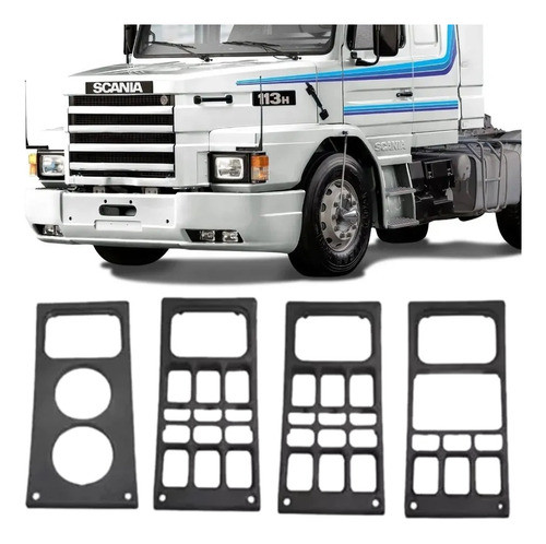 Kit Moldura Painel Compatível Com Scania 113 / S4 0