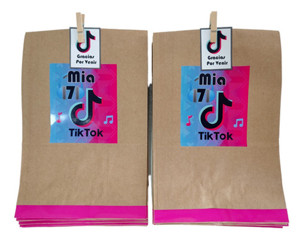 Bolsitas Tik Tok Sorpresitas Souvenirs Cumpleaños 1