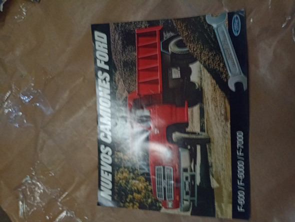 Camion Ford F7000 82    Folleto De Concesionaria 0