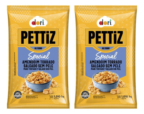 Kit Amendoim Sem Pele E Com Sal Incluindo 2 Un Special Dori 0