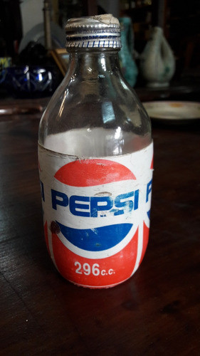 Rara Botella De Gaseosa Pepsi Extranjera 296cm3 #2283 0