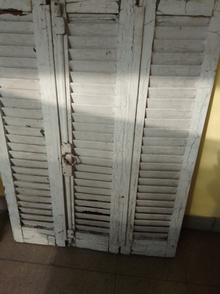 Celosía Antigua De Madera 0