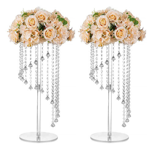 Nuptio Flower Jarrones Centros De Mesa De Bodas - 2 Pcs 23.6 0