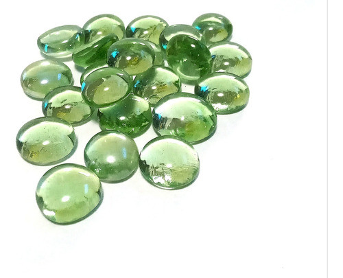 Gemas De Vidrio Color X150 Unidades Verde O Ambar O Multicol 0