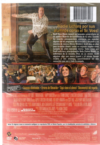 El Maestro Luchador - Dvd Nuevo Original Cerrado - Mcbmi 1