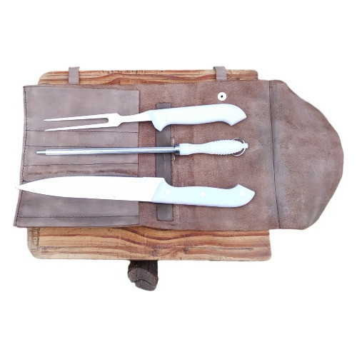 Set Parrillero Caerus Inox 3 Piezas 1