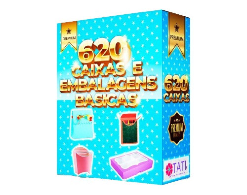 O Maior Kit 620caixas Hamburguer Batata Corte Silhouette 0