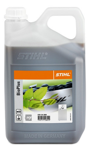 Aceite Lubricante Para Cadena Marca Stihl Bioplus X 5 Litros 0