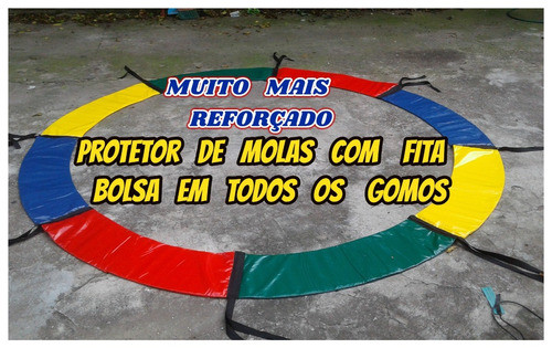 Protetor Reforçado P/pula Pula+rede 2.44mts C/1.70 Al+brinde 0