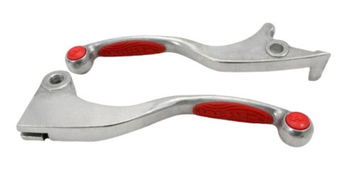 Set manijas corto Wirtz con grip rojo Honda new titan 0