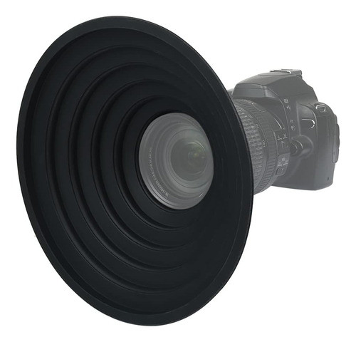 Parasol De Goma Antirreflejo Reversible Universal 70-90mm 0