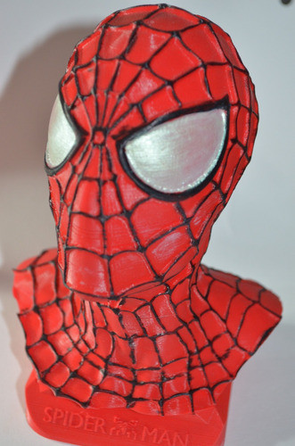 Busto De Spiderman Impresion 3d, Print3d 1