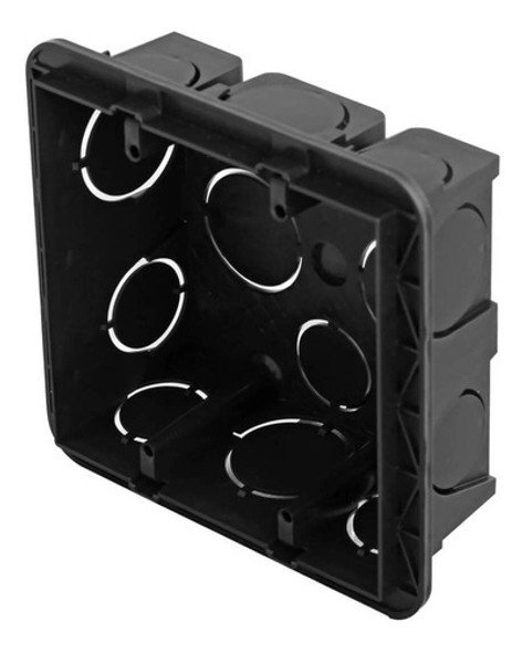 Caixa De Luz Embutir 4x4 Pial Legrand Preta 689045 16 Peças 1