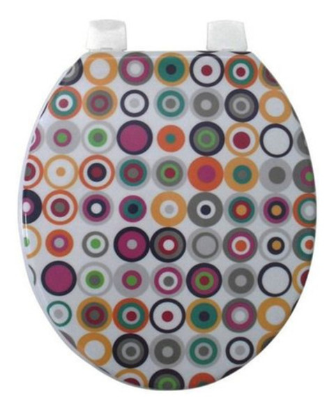 Asiento Inodoro Derpla Urea Universal Estampado Circular 0 Asiento Inodoro Derpla Urea Universal Estampado Circular 0