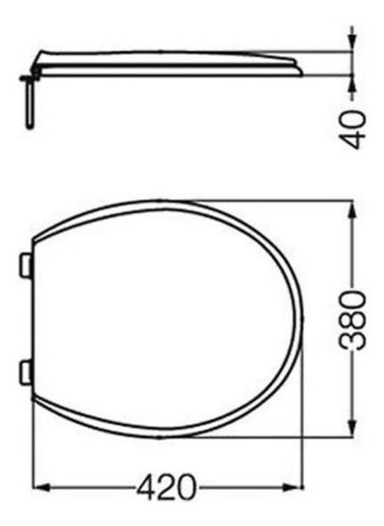 Asiento Inodoro Derpla Urea Universal Estampado Circular 1 Asiento Inodoro Derpla Urea Universal Estampado Circular 1