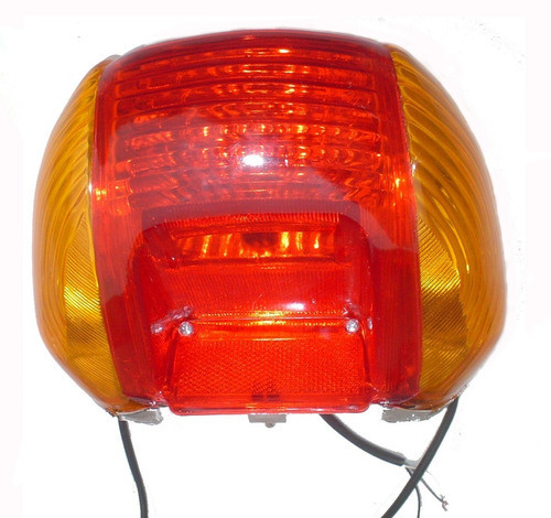 Faro Trasero Cristal Rojo Ambar Guerrero 110 Trip Tunning 0