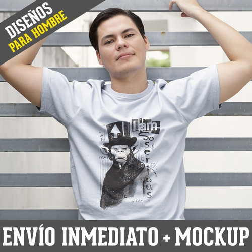 Diseños Plantillas Para Remeras Hombre Sublimación M6 1