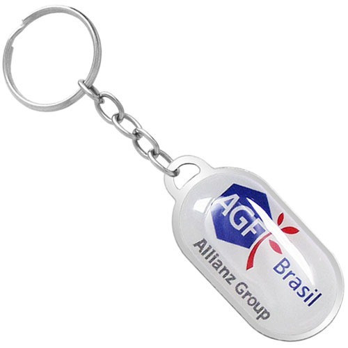 100 Chaveiros Chapa Medalha Oval Brinde Personalizado R2015 0