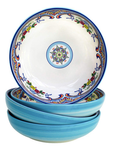 Cuencos De Pasta Coleccion Euro Ceramica Zanzibar, Juego D 0