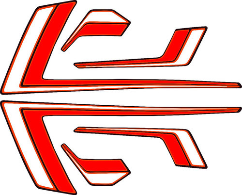 Adesivos Honda Ml 85 Vermelha - Honda Ml 85 - F Grátis 0
