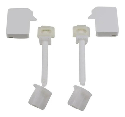 Conjunto Parafuso Dobradiça De Fixação Astra Assento Branco 0