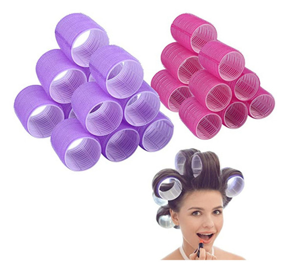 Juego De Rodillos De Pelo De Tama&ntilde;o Grande, Autoagar. 0