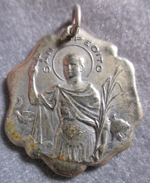 Medalla Religiosa Antigua San Expedito 0