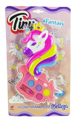 Set De Maquillaje Infantil Unicornio Fantasy - Tiny 0