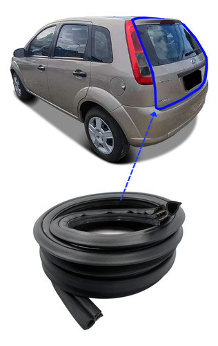 Borracha Porta Malas Ford Fiesta 2/4 Portas 2009 A 2016 0