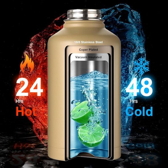 Onetigris Botella De Agua De Medio Galón Con Pajita, Jarra D 1 Onetigris Botella De Agua De Medio Galón Con Pajita, Jarra D 1