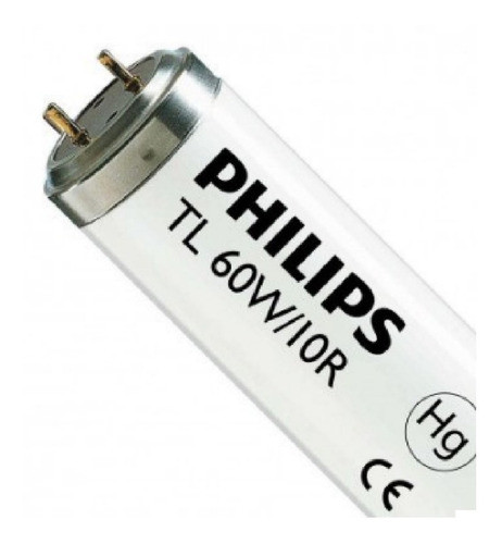 Tubo Uv Tl 60w/10r Philips Actínico Para Serigrafía 120 Cm 0