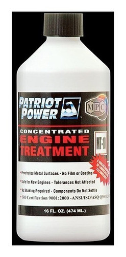Patriot Power Mt-10 Tratamiento Motor 16 Oz Aditivo 0