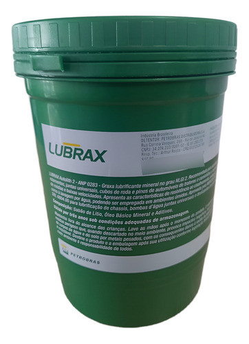 Lubrax - Autolith 2 / Graxa  1 Kg 1