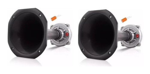 Kit 2 Driver D250x Musicall 200w +2corneta Longa +2capacitor 1