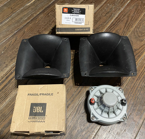 X2 Drivers Jbl D250-x + Horn Selenium 0