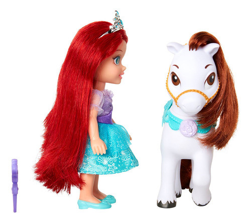 Muñeca Pettite Ariel Con Pony- Princesa Sirenita Original- 1