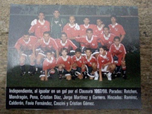 Recorte Independiente Clausura De 1997/98 0